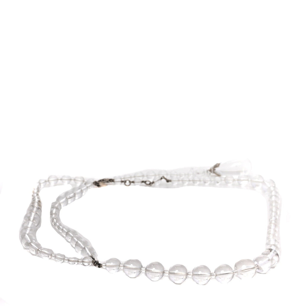 Transparent Bead Crystal CC Strand Belt