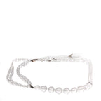 Transparent Bead Crystal CC Strand Belt