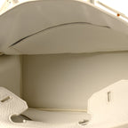 Taurillon Clemence Birkin 30 White