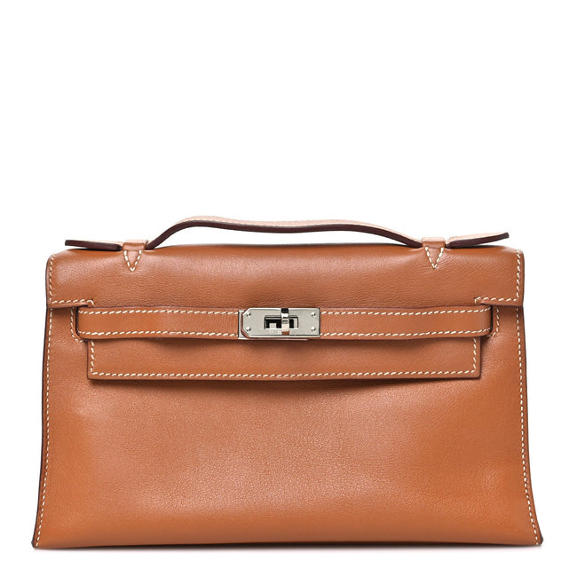 Swift Kelly Pochette Clutch Gold Hover Image