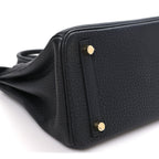 Togo Birkin 25 Black Black