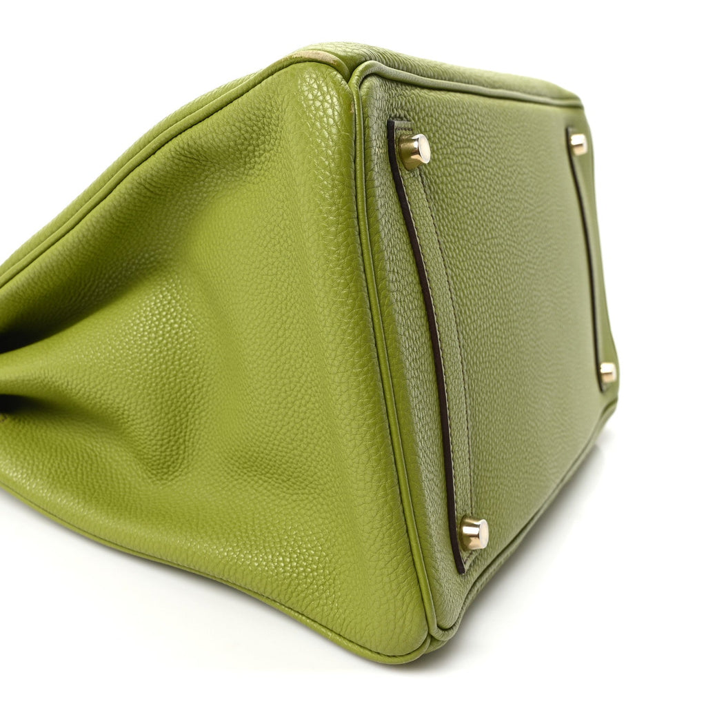 Togo Birkin 35 Vert Anis