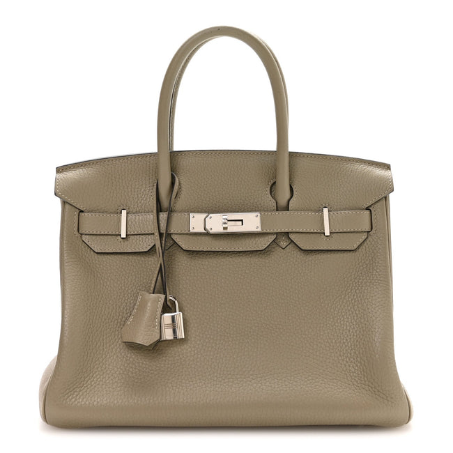 Taurillon Clemence Birkin 30 Sauge Hover Image