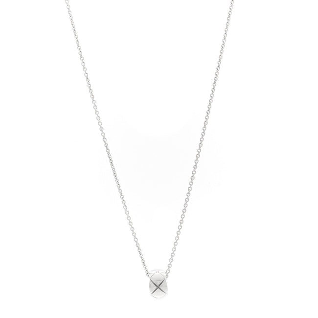 18K White Gold Coco Crush Pendant Necklace Hover Image