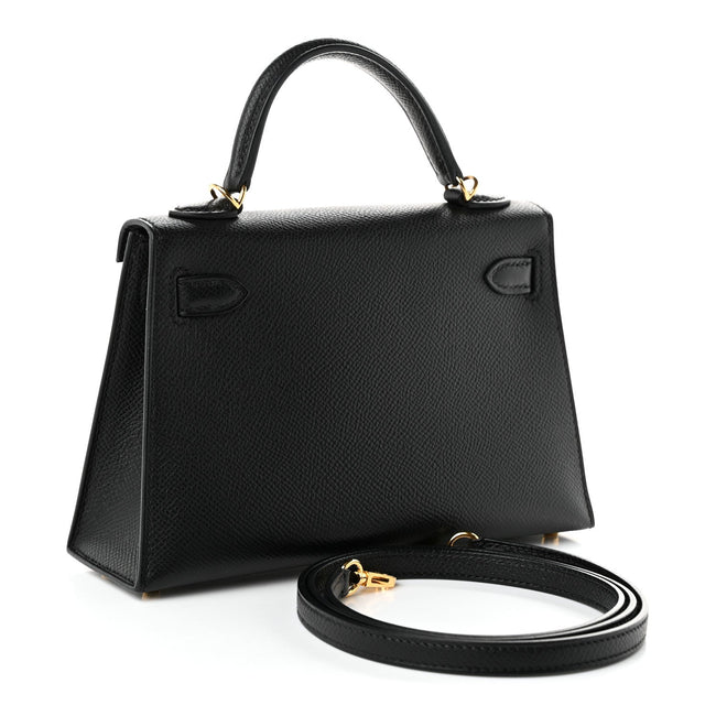 Epsom Mini Kelly Sellier 20 Black Main Image