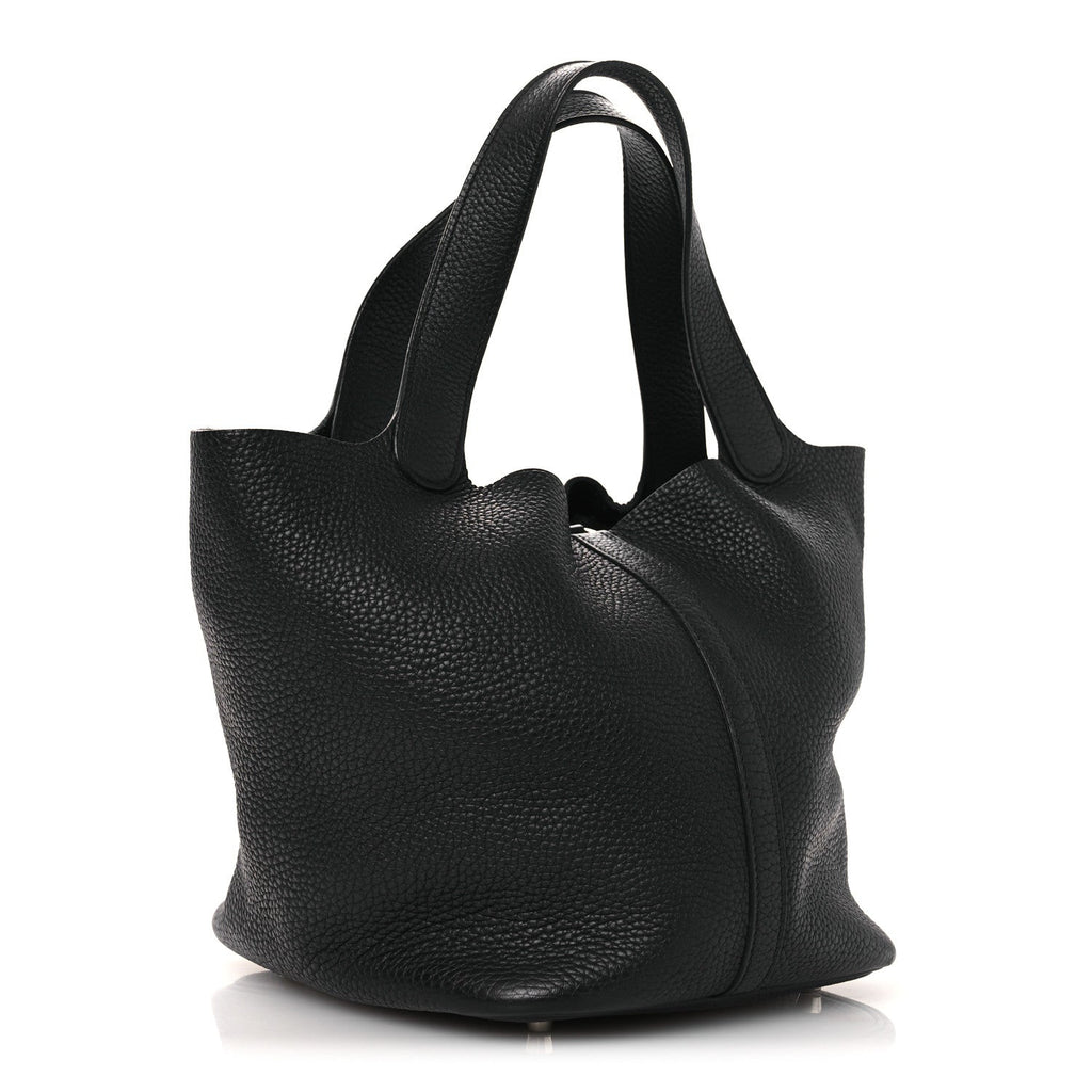 Taurillon Clemence Picotin Lock 22 MM Black