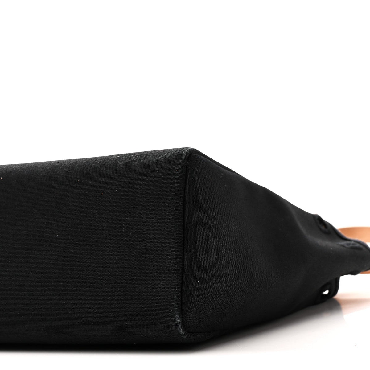 Toile Vache Calfskin Herbag 30 PM Black Natural
