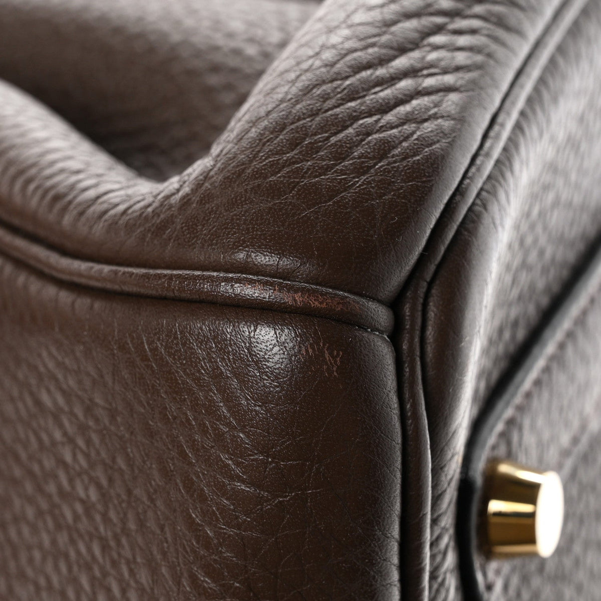 Taurillon Clemence Birkin 35 Cafe