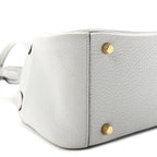 Taurillon Clemence Mini Lindy 20 Bleu Pale