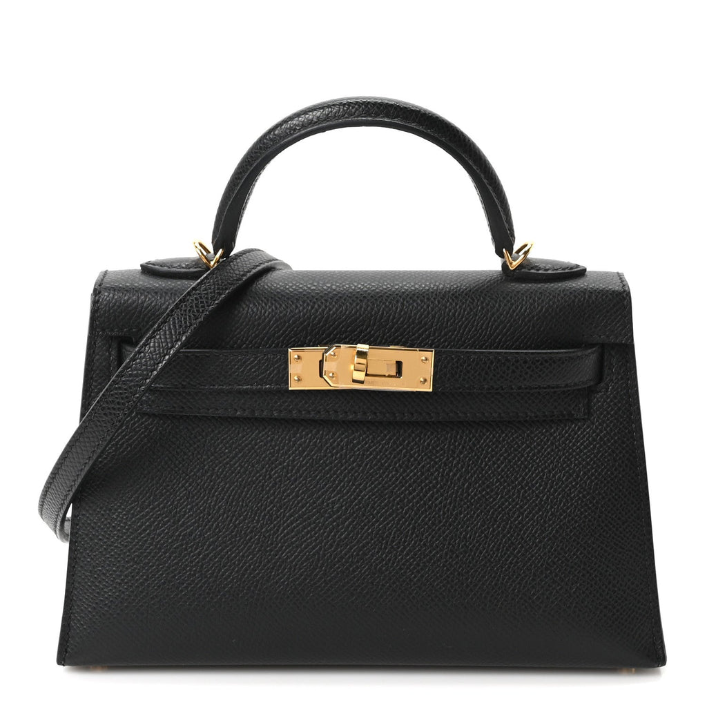 Epsom Mini Kelly Sellier 20 Black