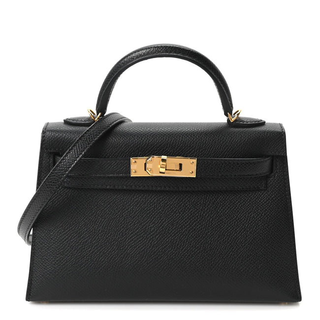 Epsom Mini Kelly Sellier 20 Black Hover Image