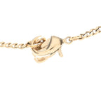 Tweed Effect CC Necklace Gold