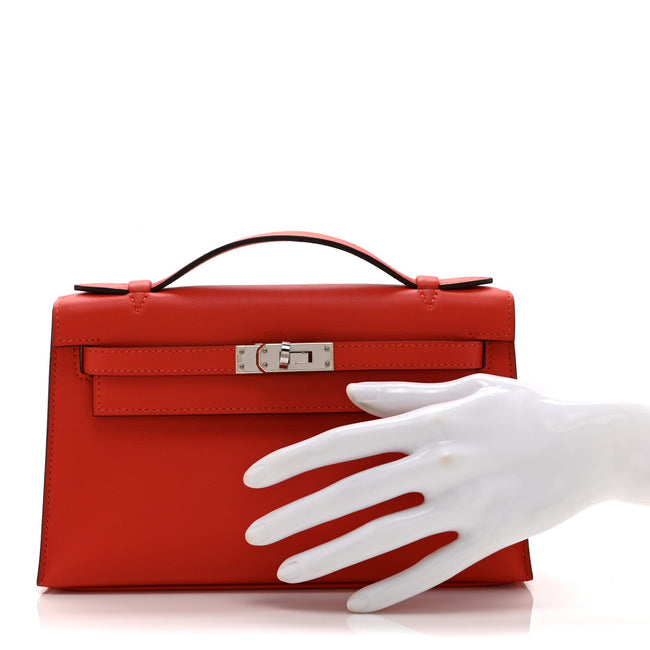 Swift Kelly Pochette Clutch Capucine Main Image