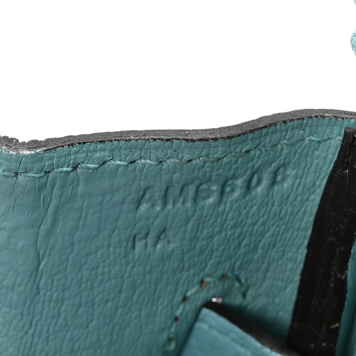Togo Birkin 30 Bleu Saint Cyr