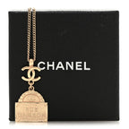 Metal CC Rue Cambon Necklace Gold
