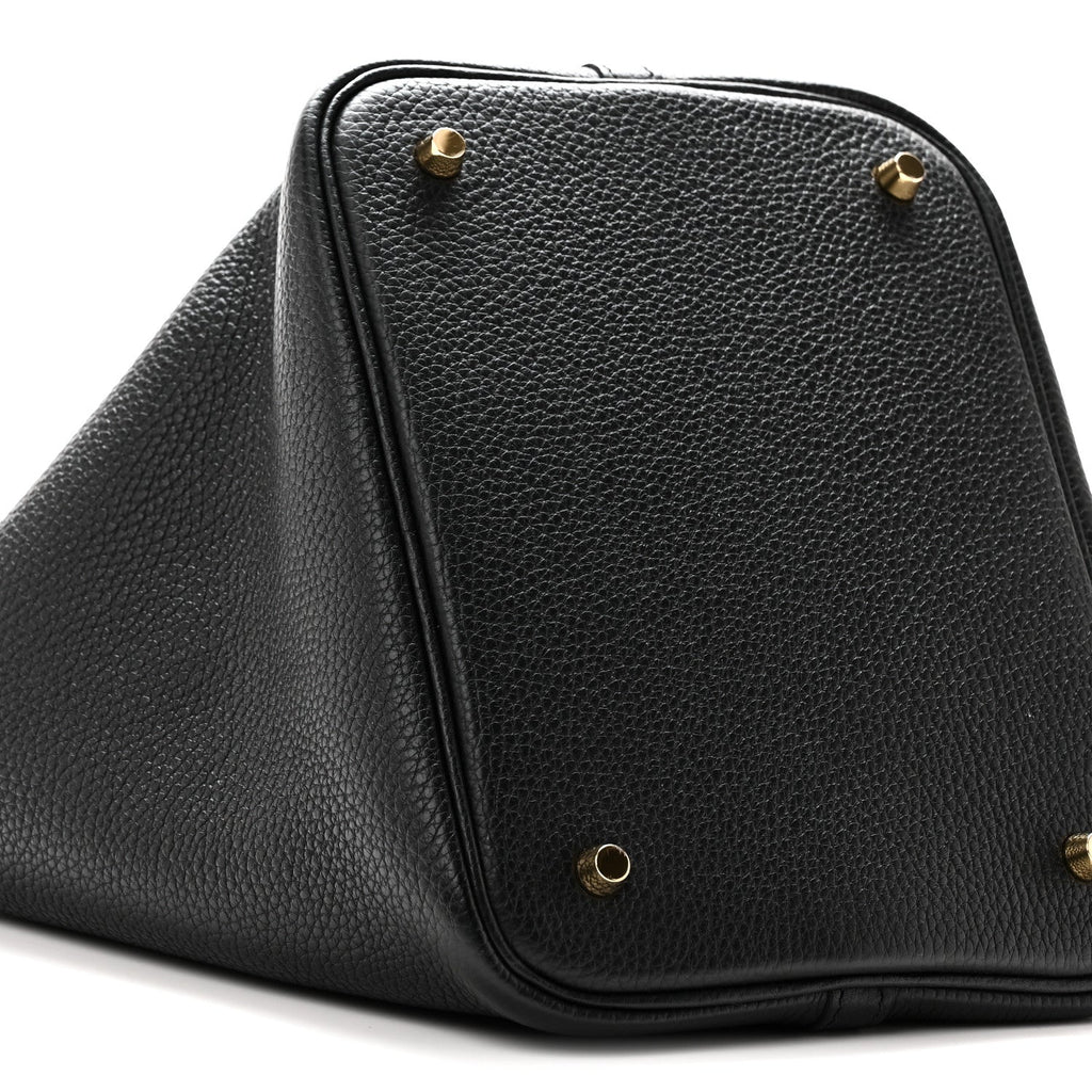 Taurillon Clemence Picotin Lock 22 MM Black
