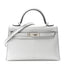 Metallic Chevre Chamkilight Mini Kelly Sellier 20 Argent