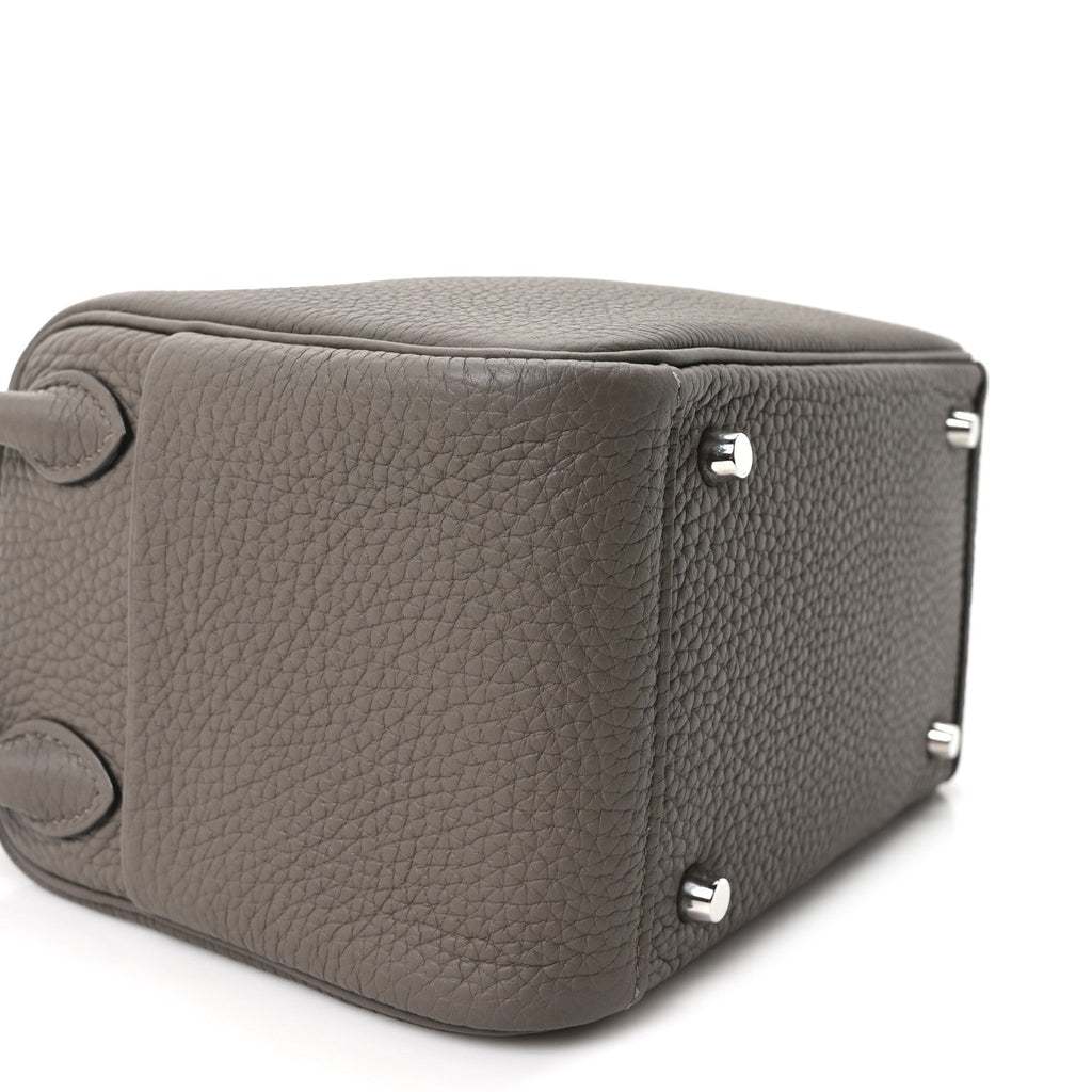 Taurillon Clemence Mini Lindy 20 Etain