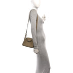 Taurillon Clemence Mini Lindy 20 Beige Marfa