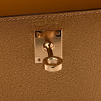Metallic Chevre Chamkilight Mini Kelly Sellier 20 Dore