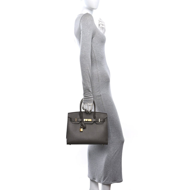 Epsom Birkin Sellier 30 Etain Main Image