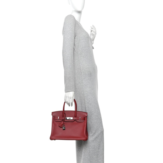 Swift Birkin 30 Rouge H Main Image