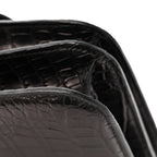 Matte Alligator Constance 18 Black