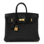 Togo Matte Alligator Birkin Touch 25 Black