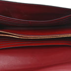 Shiny Alligator Constance Long Wallet Rouge Vif