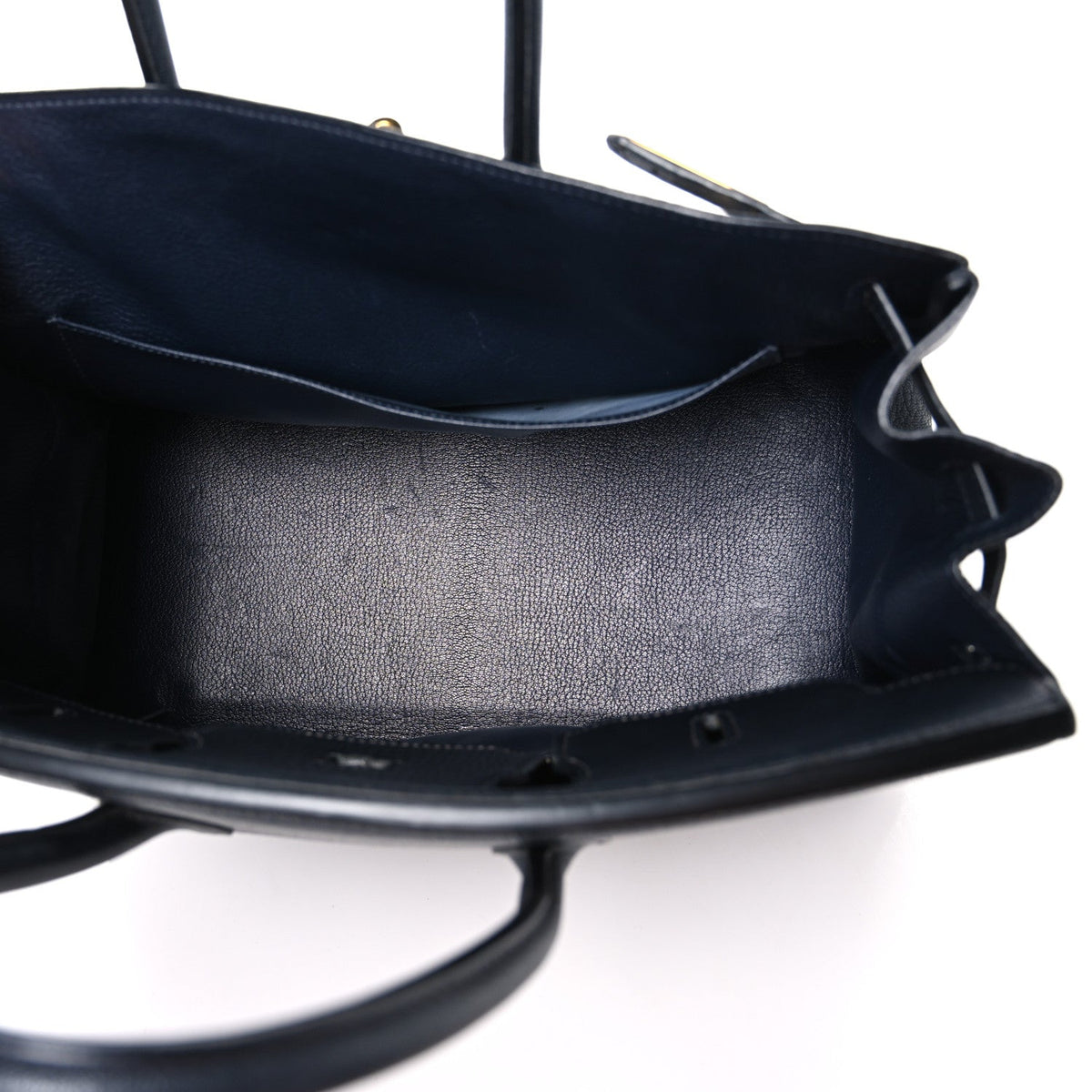 Chevre De Coromandel Birkin 35 Black