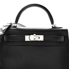 Chevre Chamkila Clou de Coeur Mini Kelly Sellier 20 Black