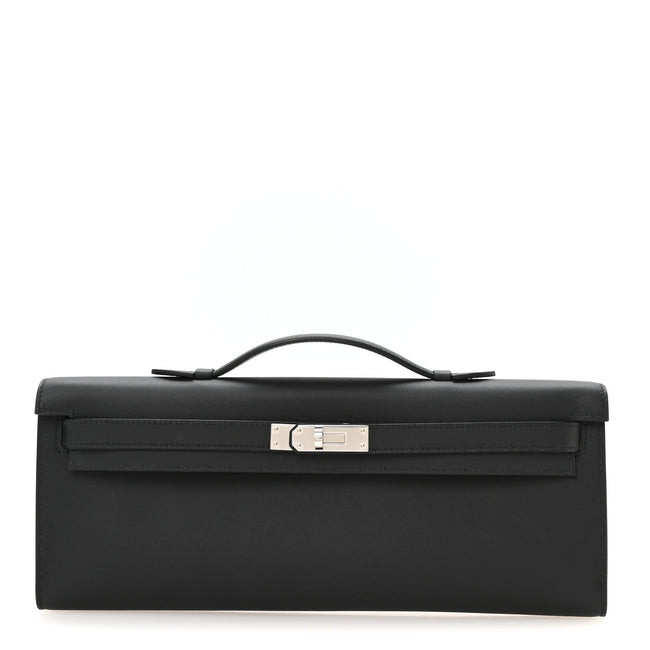 Swift Kelly Cut Clutch Pochette Black Hover Image