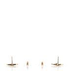 Crystal CC Logo Earrings Gold