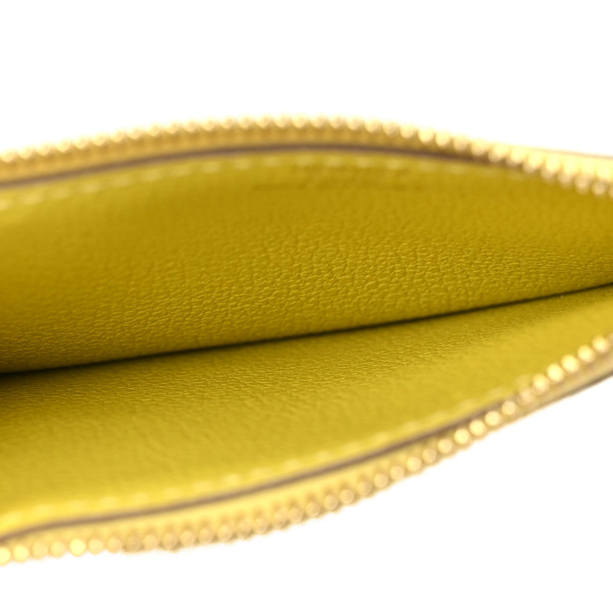 Evercolor Bi-Color Constance Slim Wallet Gold Lime
