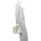 Togo Birkin 25 Gris Neve