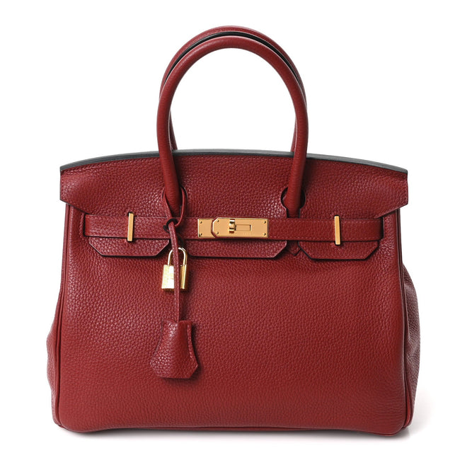 Togo Birkin 30 Rouge H Hover Image