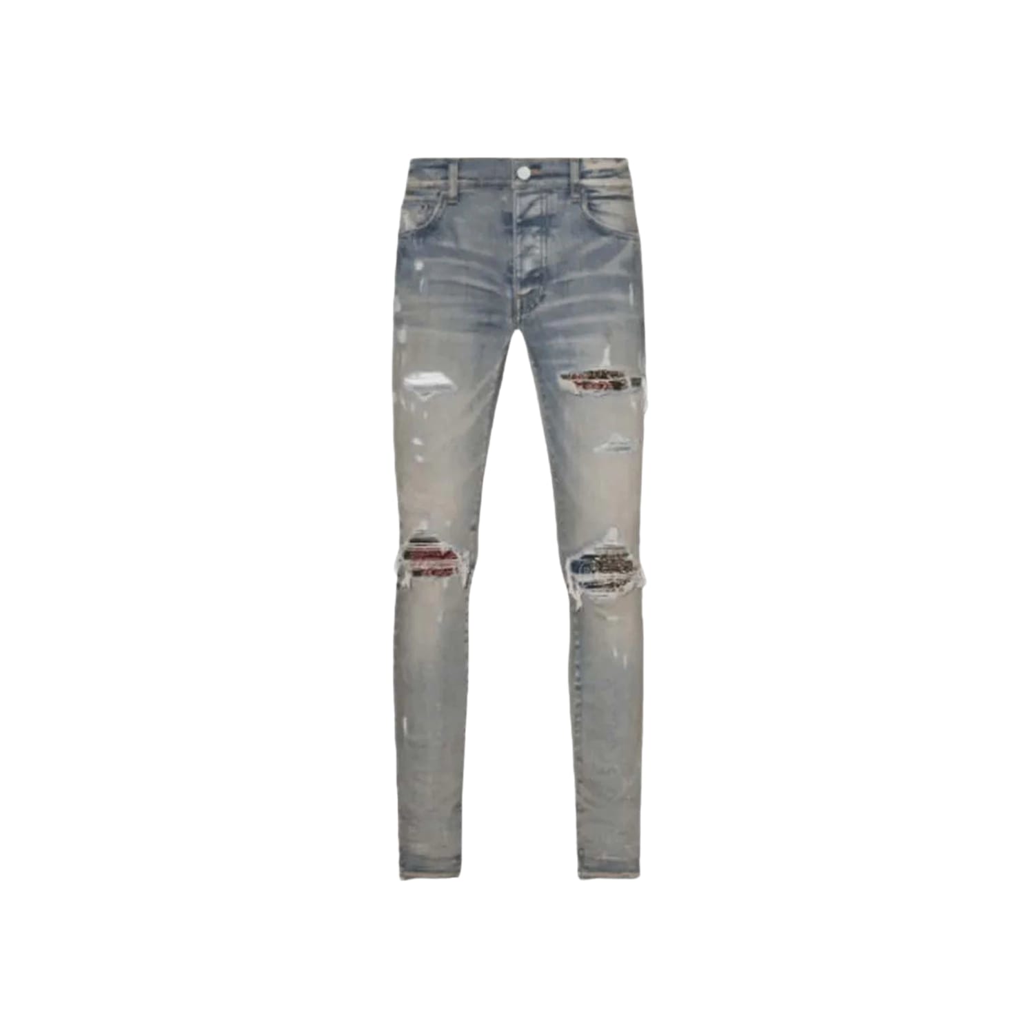 AMIRI Rainbow Paisley Thrasher Jeans Clay Indigo