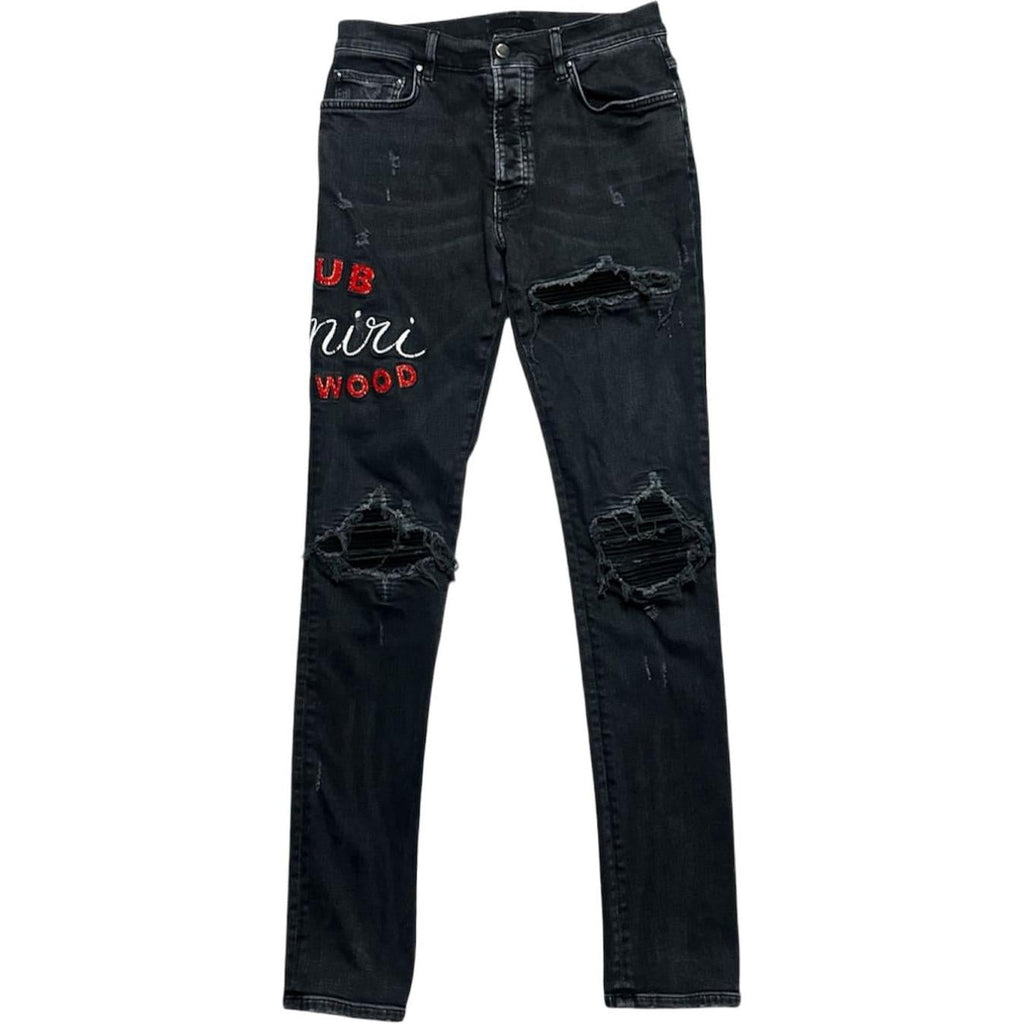 Amiri Club MX1 Denim Jeans Black