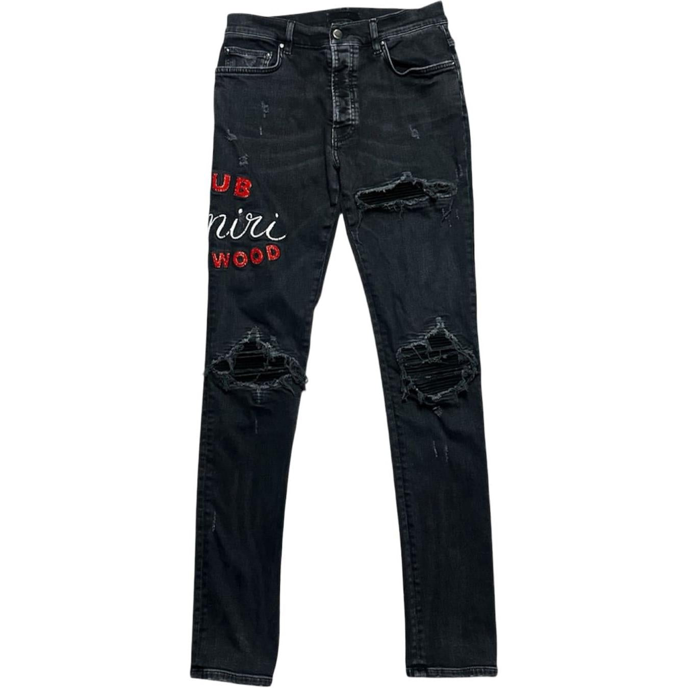 Amiri Club MX1 Denim Jeans Black