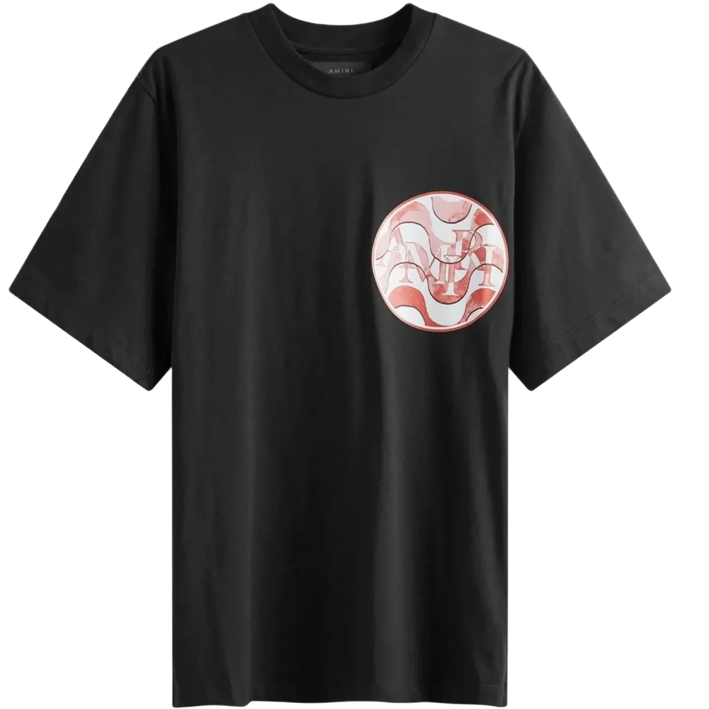Amiri Staggered Wave T-Shirt Black