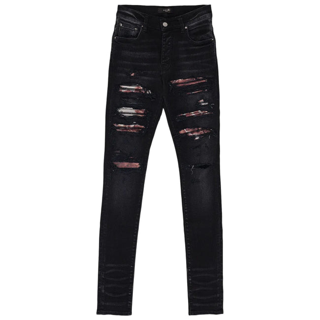 Amiri Thrasher Tie Dye Aged Jeans Black Hover Image