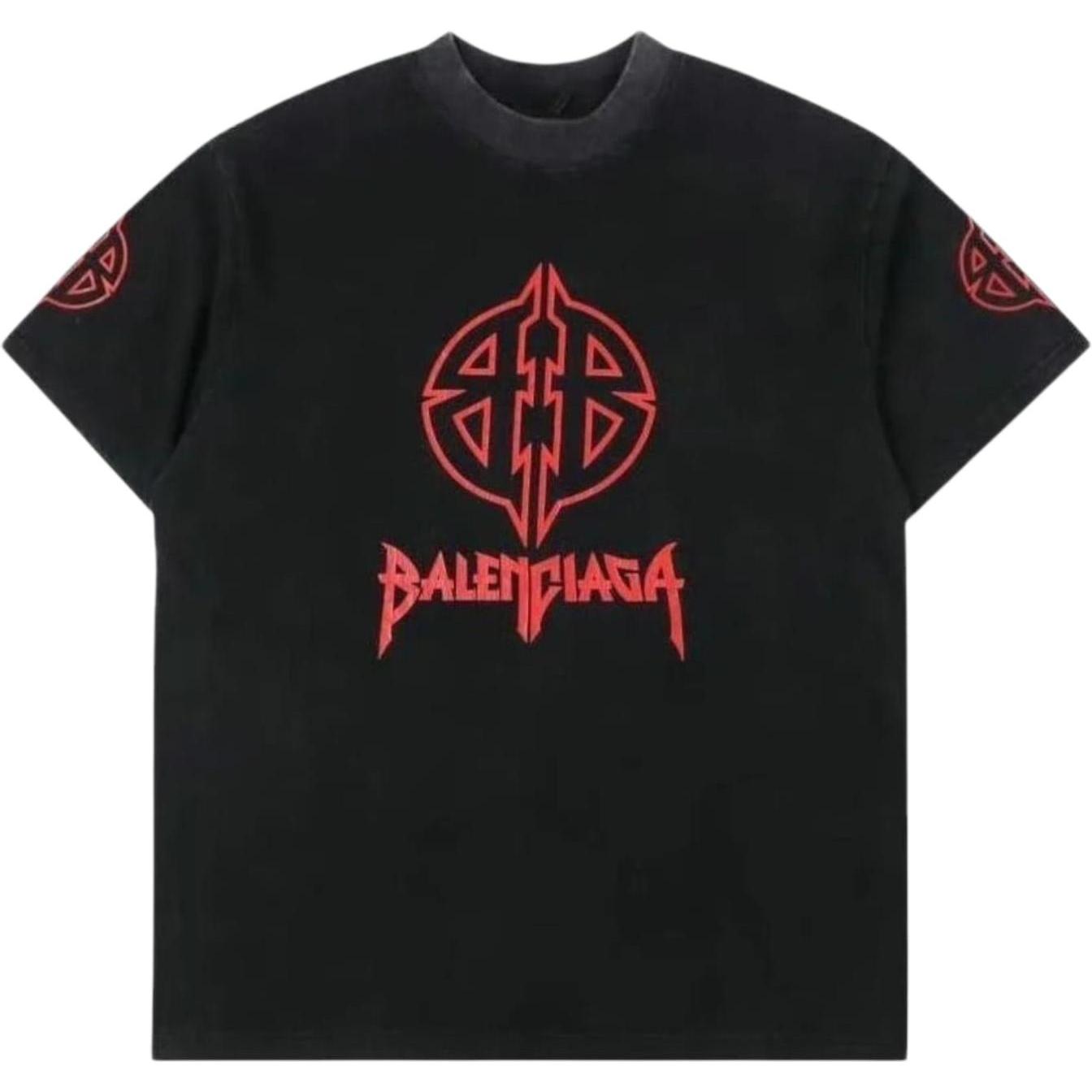 Balenciaga BB Metal Tee Black