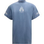 Balenciaga Burning Unity Flame T-Shirt Blue