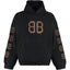 Balenciaga Crypto Distressed Hoodie Black