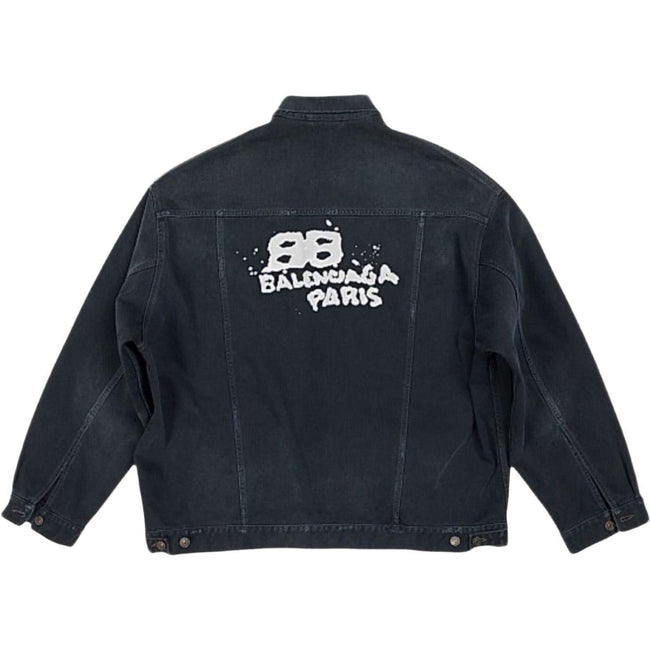 Balenciaga Hand Drawn BB Icon Oversized Jacket Main Image