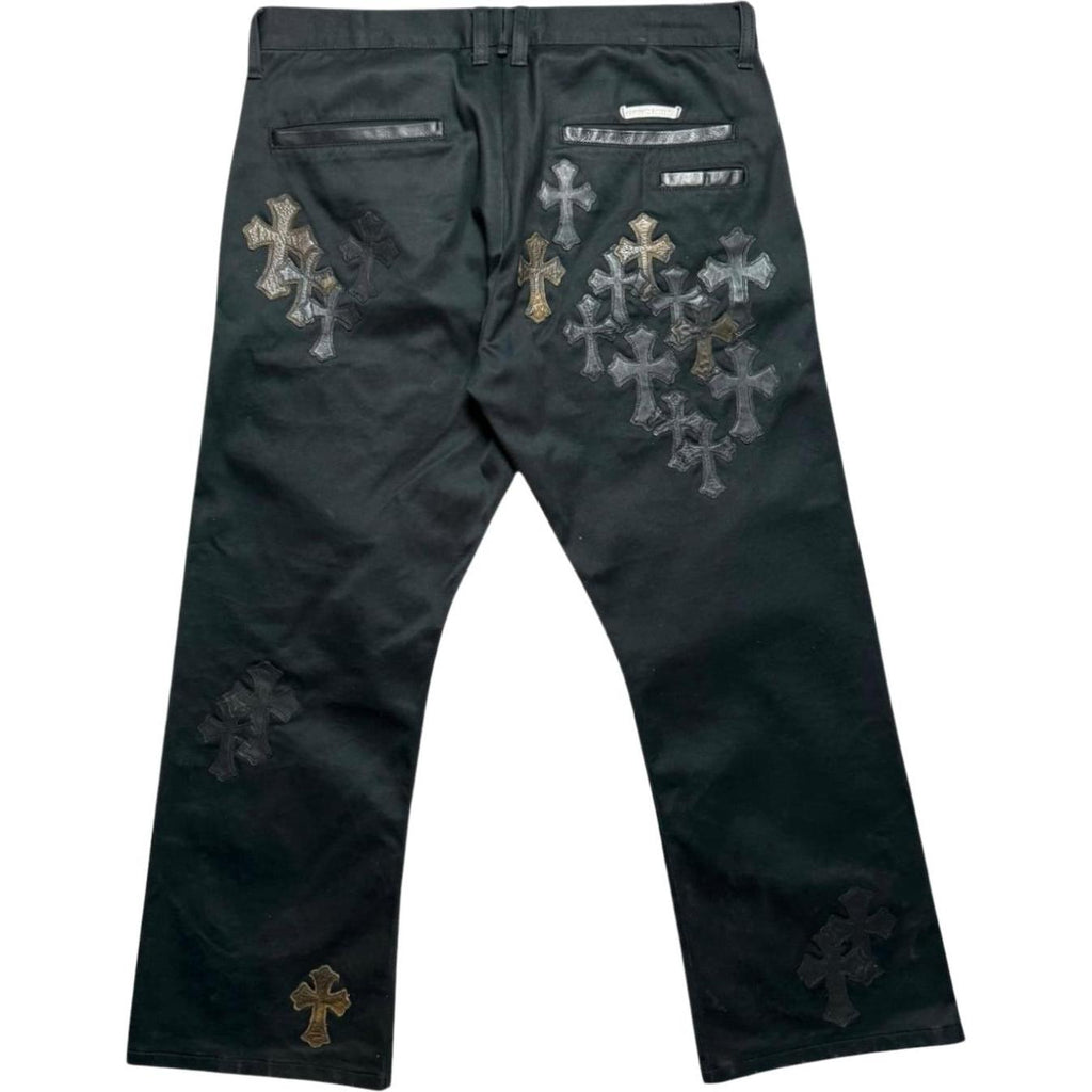 Chrome Hearts Black Camouflage Cross Patch Chino Pants