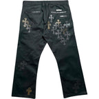 Chrome Hearts Black Camouflage Cross Patch Chino Pants
