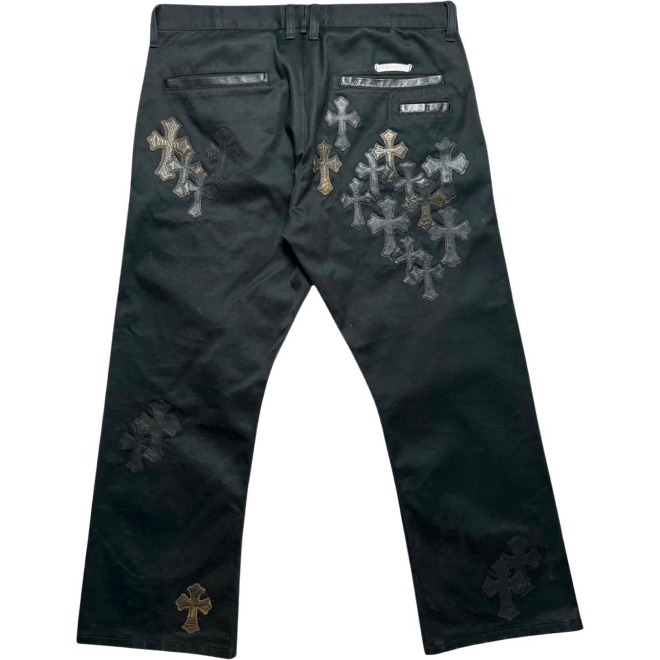 Chrome Hearts Black Camouflage Cross Patch Chino Pants