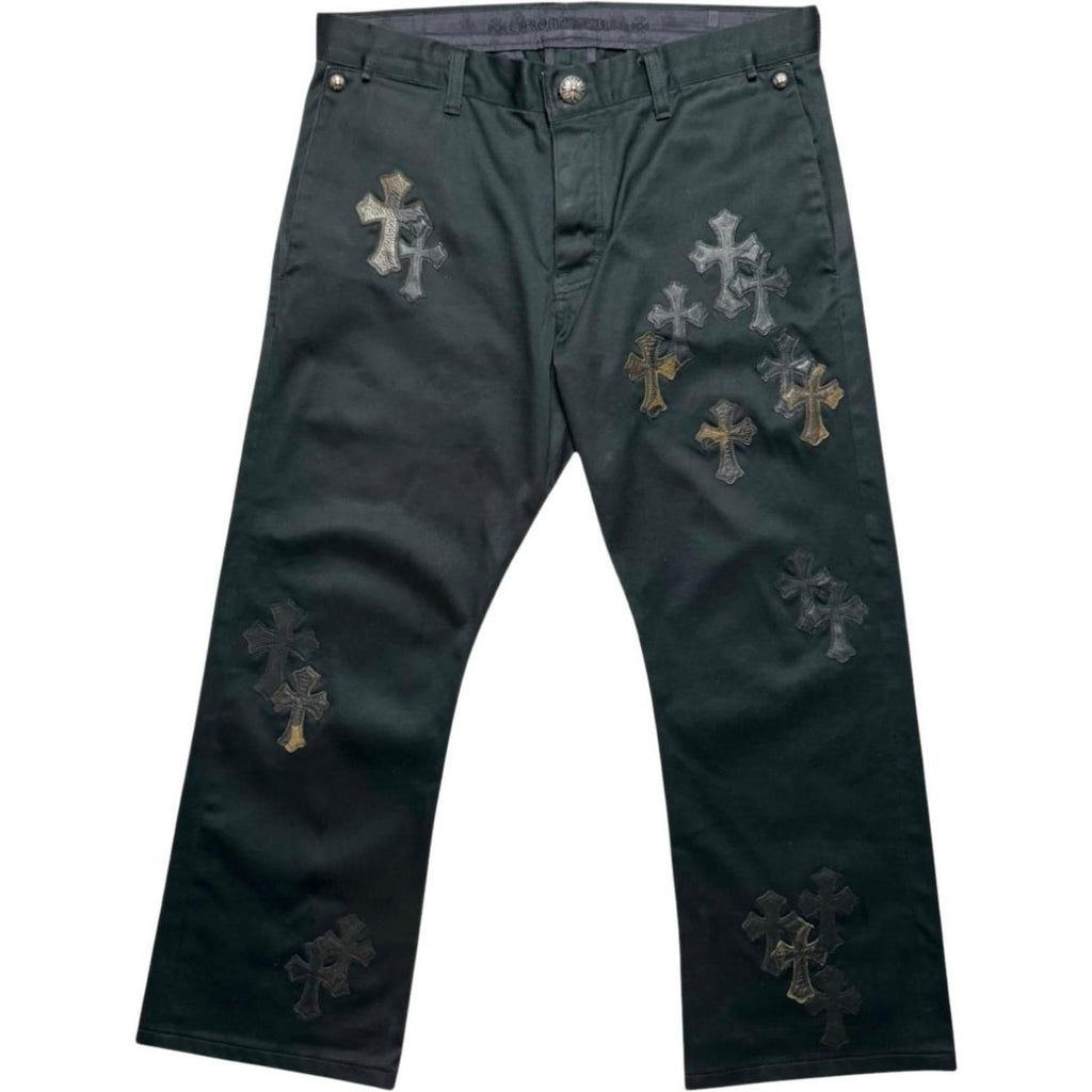 Chrome Hearts Black Camouflage Cross Patch Chino Pants