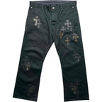 Chrome Hearts Black Camouflage Cross Patch Chino Pants